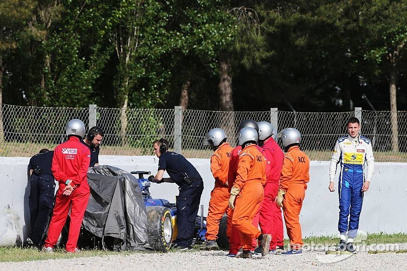 Marciello choca el sauber en el segundo día de pruebas