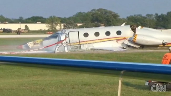 Jack Roush sopravvive ad un incidente aereo