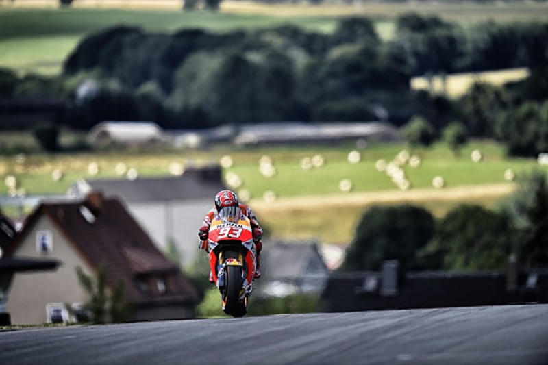 Sachsenring MotoGP: Marc Marquez leads practice from Bradley Smith