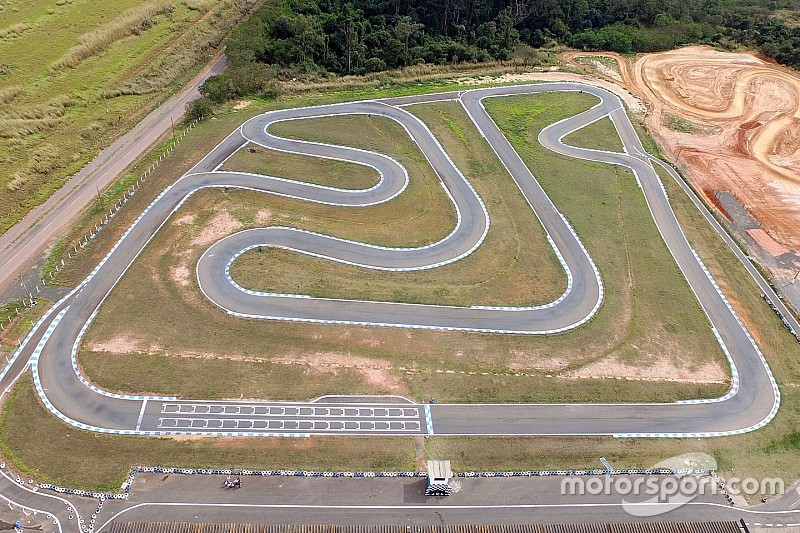 Imagem aérea do Kartódromo de Limeira