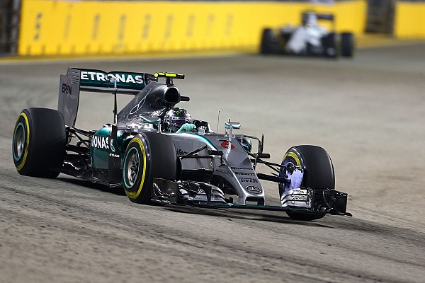 Rosberg fue el m&aacute;s veloz en la primera pr&aacute;ctica de Singapur