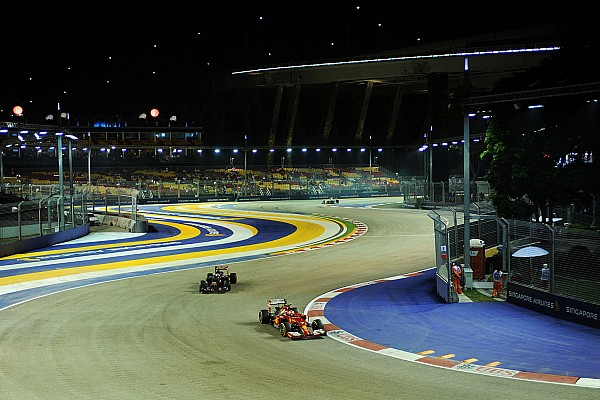 La F1 restringe los límites de la pista en Singapur