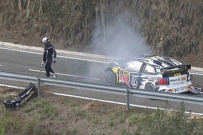Ogier spreekt van ‘stomme fout’ na crash in WRC Spanje