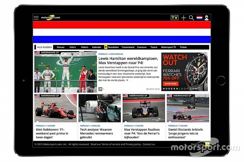 Motorsport.com espande la sua presenza in Europa con la nascita dell’edizione con base in Olanda