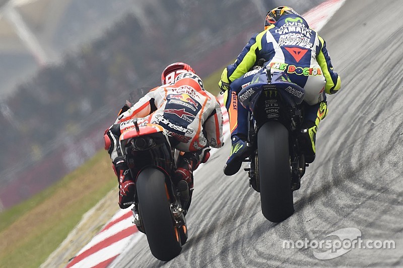 Valentino Rossi, Yamaha Factory Racing y Marc M&aacute;rquez, Repsol Honda Team
