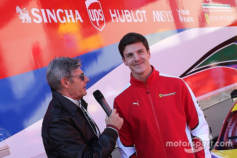 James Calado, AF Corse, s'exprime au micro de Motorsport.com