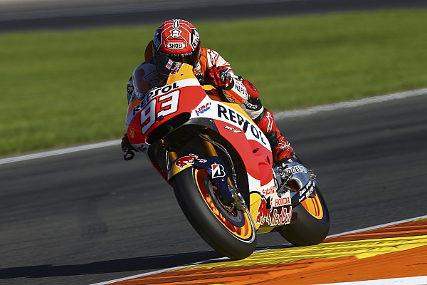 M&aacute;rquez con el mejor tiempo en las pruebas de Valencia