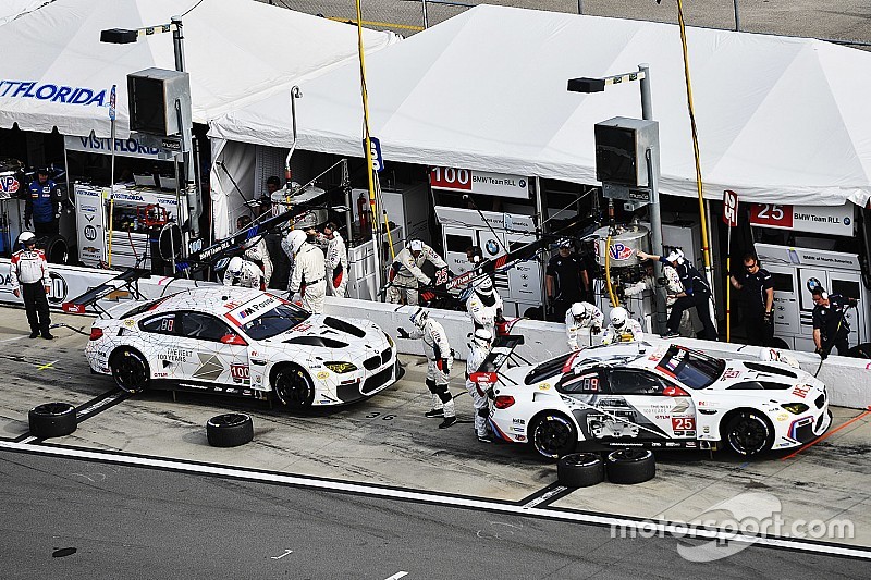 #25 BMW Team RLL BMW M6 GTLM: Bill Auberlen, Dirk Werner, Augusto Farfus, Bruno Spengler, #100 BMW T