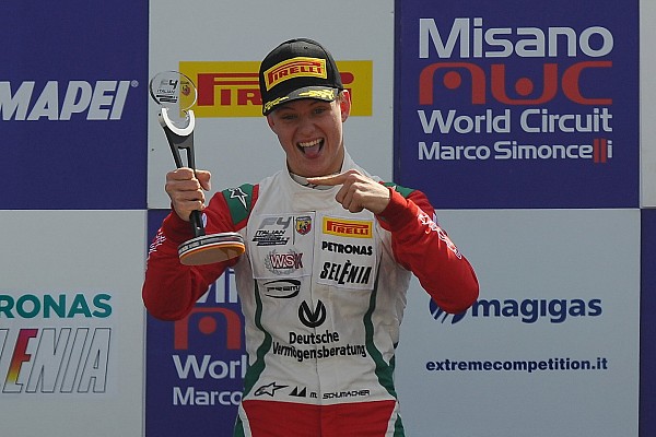 Mick Schumacher gana en su debut en la F4 Italiana