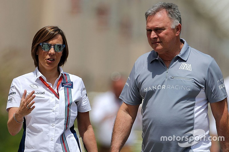 Claire Williams, Williams F1 Team y Dave Ryan, Manor Racing Director de carrera