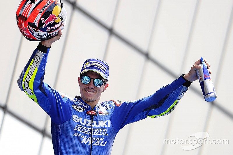 Podium: tercero, Maverick Vi&ntilde;ales, Team Suzuki MotoGP