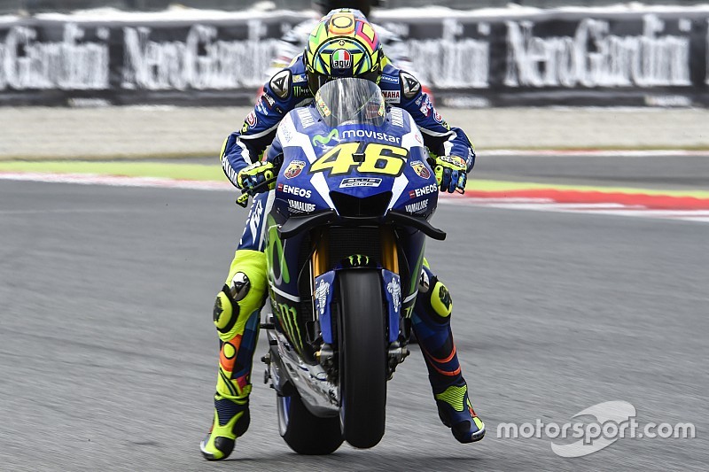 Valentino Rossi, Yamaha Factory Racing, practice start