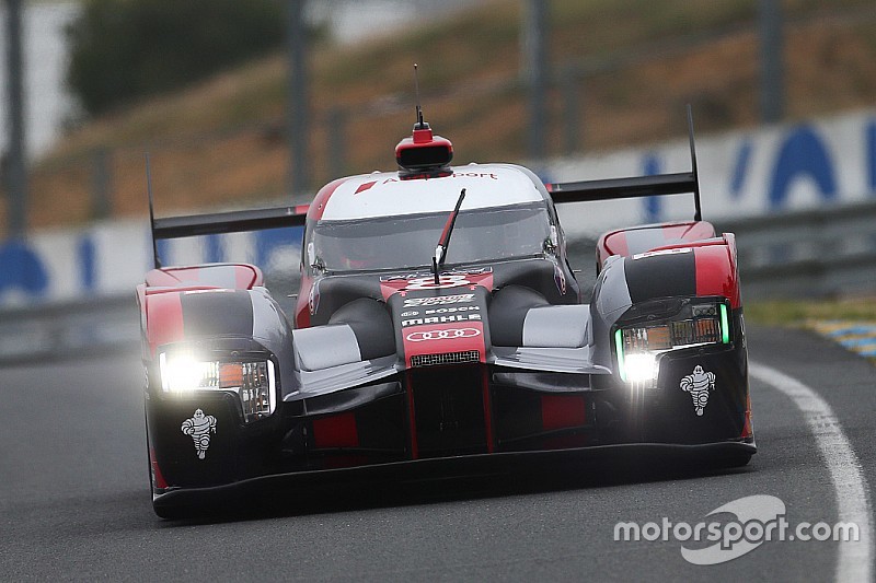 Testtag für die 24h Le Mans: Audi vor Porsche, und vorzeitiges Ende