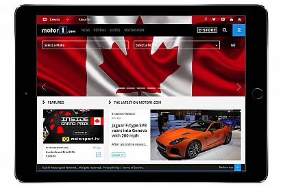 Motor1.com lan&ccedil;a Motor1.com-CANAD&Aacute;