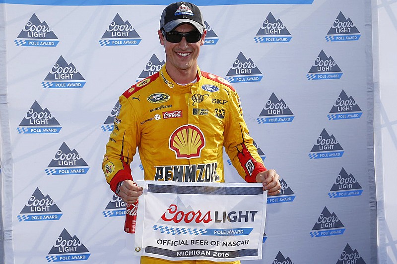 Polesitter Joey Logano, Team Penske Ford