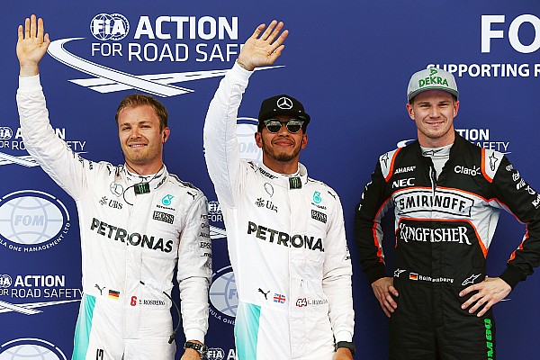 Hamilton gana la pole, Hulkenberg y Button dan la sorpresa