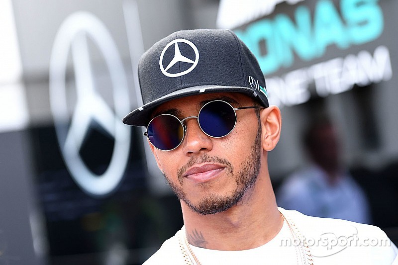 Lewis Hamilton, Mercedes AMG F1 with the media