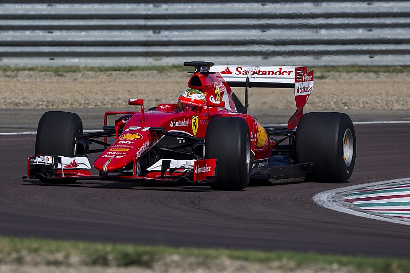 Esteban Gutierrez, Ferrari tests the 2017 spec Pirelli