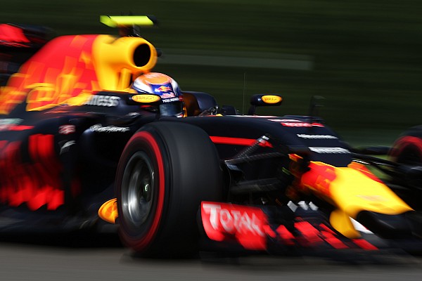 Verstappen e Ricciardo com pneus diferentes na largada