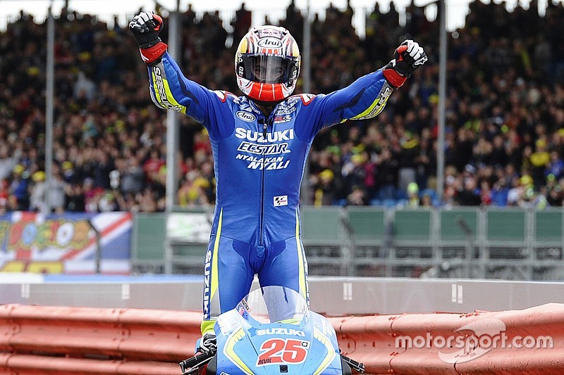 GAnador de la carrera Maverick Viñales, Team Suzuki MotoGP