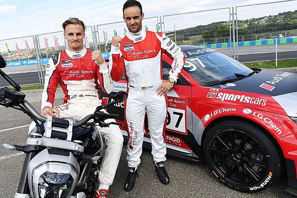 Davies y Forés, de la Ducati del WSBK al Audi TT Cup en Hungaroring