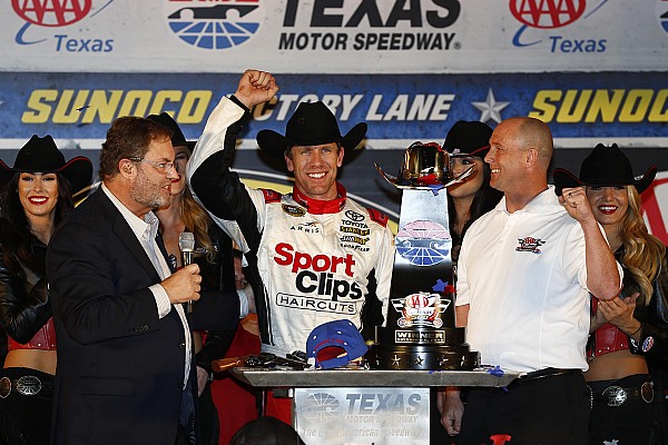 Edwards gana y avanza al Chase en carrera acortada por lluvia