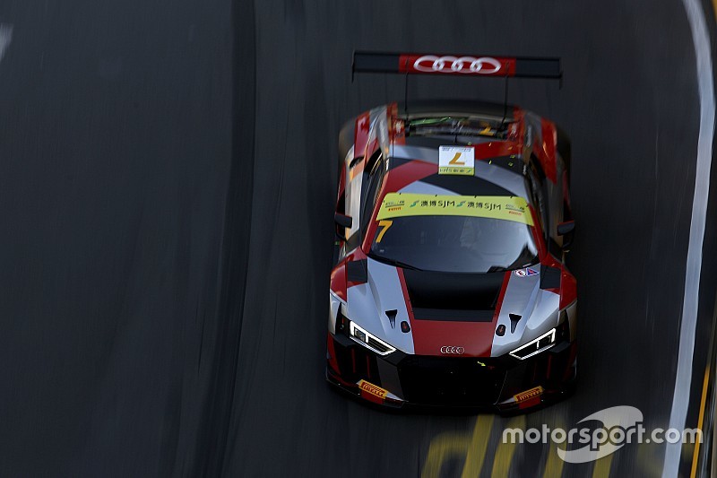 GT World Cup en Macao: Mortara lideró un doblete de Audi en clasificación