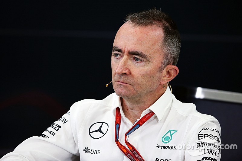 Paddy Lowe, Mercedes AMG F1 Executive Director (Technical) in the FIA Press Conference