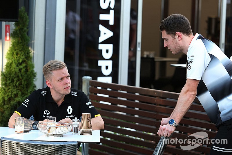 Kevin Magnussen, Renault Sport F1 Team and Stoffel Vandoorne, McLaren Test and Reserve Driver