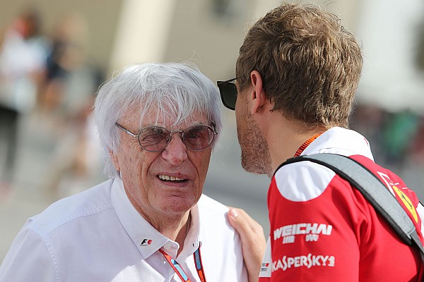 Ecclestone: "Sería bueno para la F1 que Vettel fuera campeón"