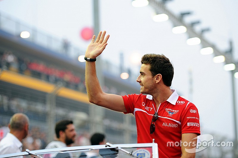 Jules Bianchi, Marussia F1 Team en el desfile de pilotos