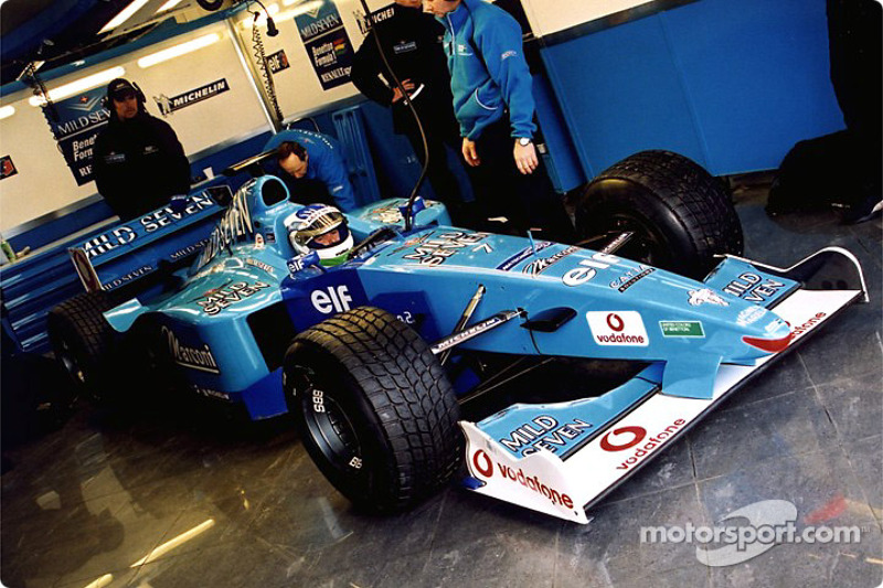 Giancarlo Fisichella en unos test privados