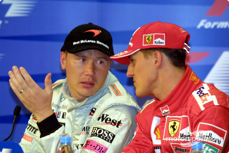 Conferencia de prensa: Mika Hakkinen y Michael Schumacher