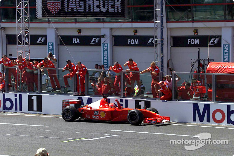 A 50th Grand Prix win for Michael Schumacher