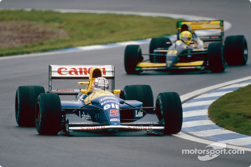 Nigel Mansell ve Christian Fittipaldi