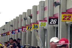 Atlanta Motor Speedway garage area