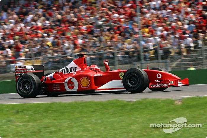 4º Michael Schumacher - 24 carreras- De Hungría 2001 a Malasia 2003 - Ferrari