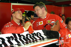 Михаэль Шумахер и Росс Браун, Ferrari