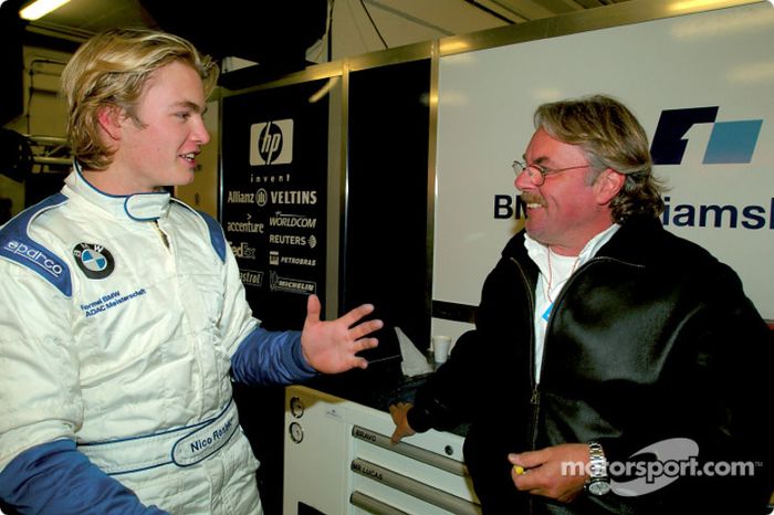 Nico Rosberg ve dad Keke