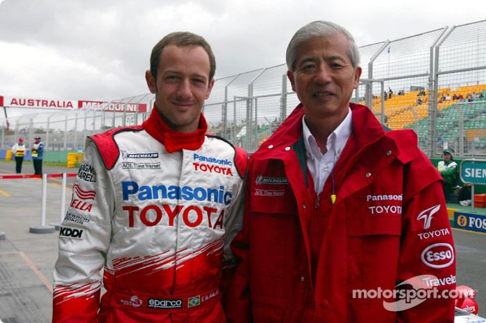 Cristiano da Matta con el Dr Akihiko Saito