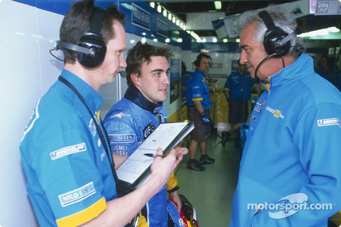 Fernando Alonso y Flavio Briatore