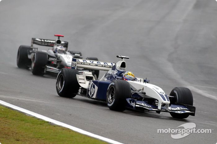 Juan Pablo Montoya y David Coulthard
