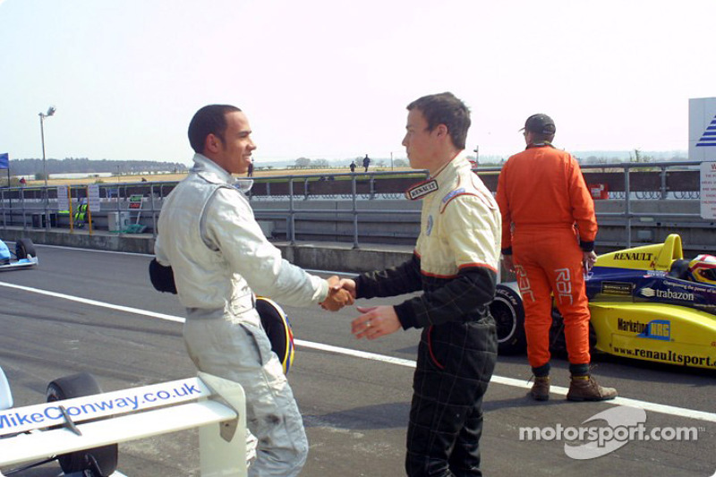 Lewis Hamilton e Alex Lloyd