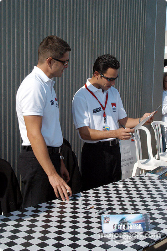 Gil de Ferran et Helio Castroneves