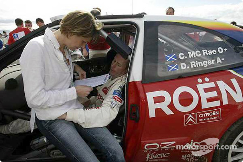 Colin McRae mit seiner Frau Alison