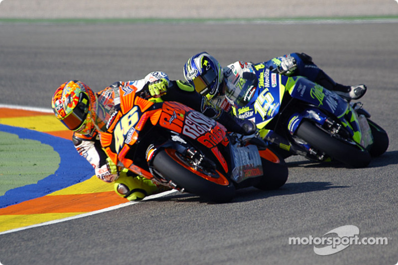 Valentino Rossi y Sete Gibernau