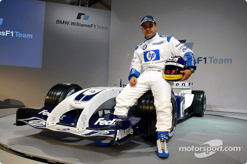 Хуан-Пабло Монтойя з новим Williams FW26 BMW