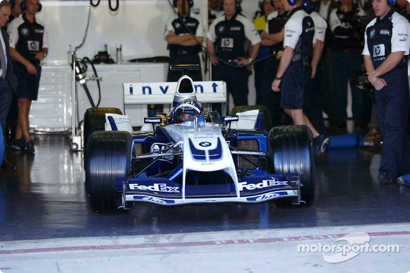 Хуан-Пабло Монтойя тестує новий Williams FW26 BMW