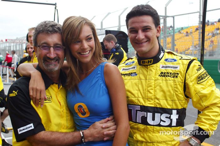 Eddie Jordan, el rostro de Foster Rachel Swaney y Giorgio Pantano