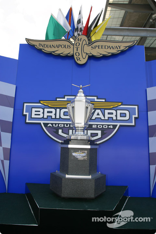 Brickyard 400 trophy at Indianapolis